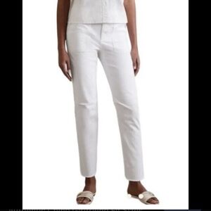 Banana Republic Factory White Girlfriend Chinos.